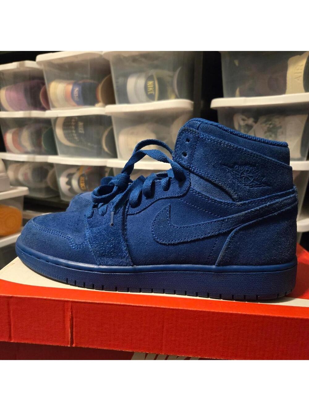 Jordan Kid's Blue and Navy Trainer